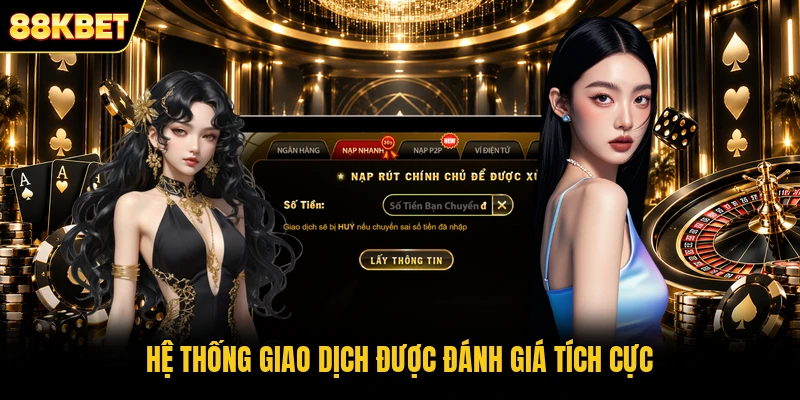 Hệ thống giao dịch được đánh giá tích cực Hệ thống giao dịch được đánh giá tích cực
