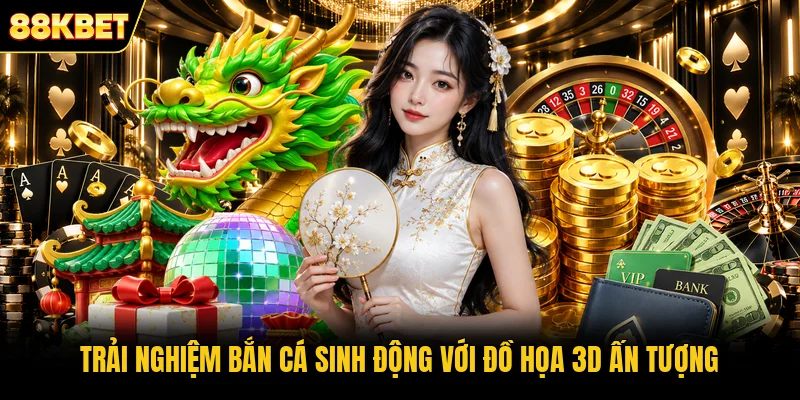Trải nghiệm bắn cá sinh động với đồ họa 3D ấn tượng